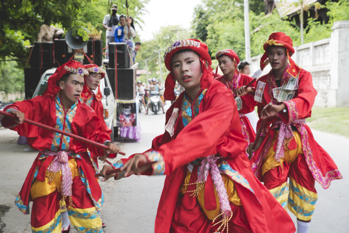 People in costumes