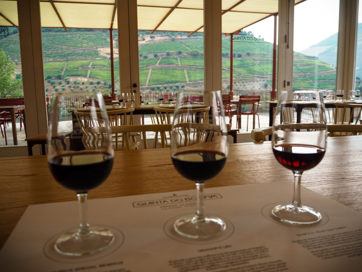 Tasting of Douro wine.