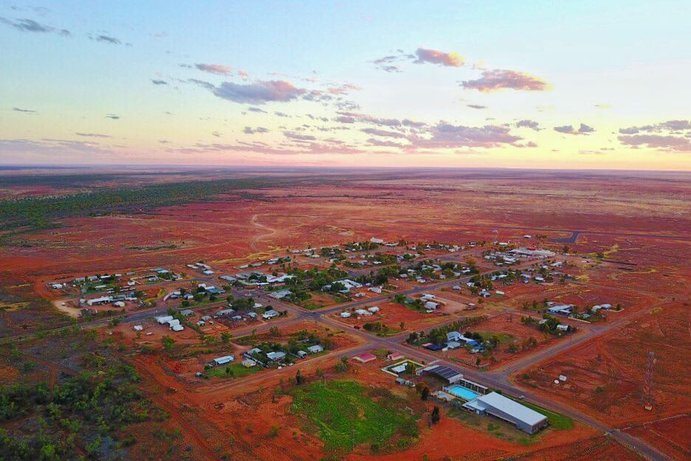 Example of village in the outback