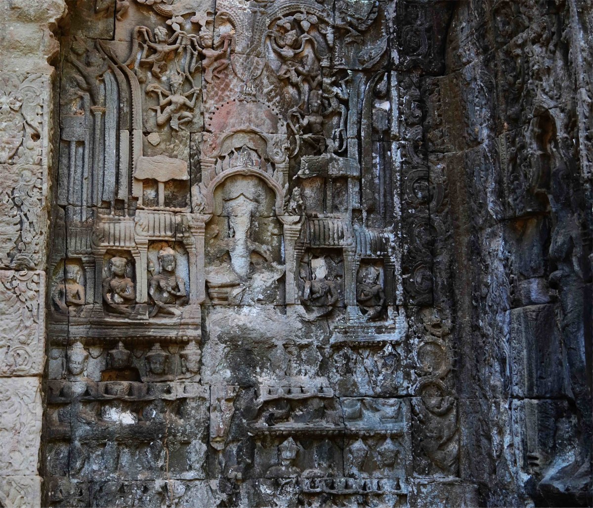 The intricate detail of carvings