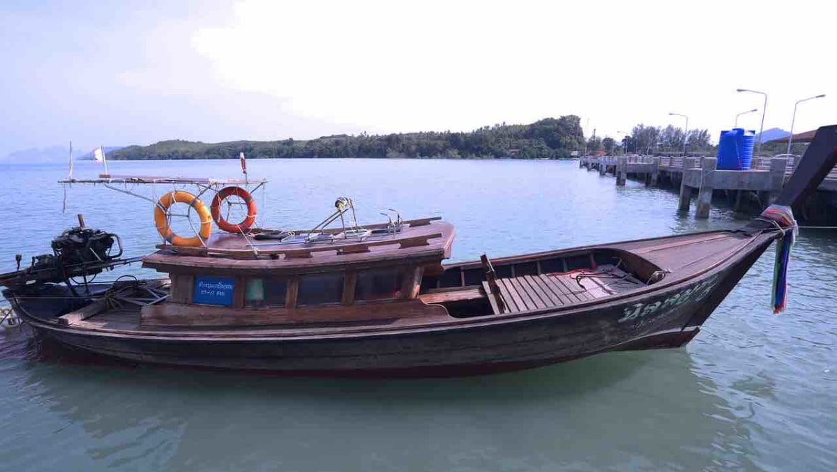 Our Teakwood Longtail Boat Taxi