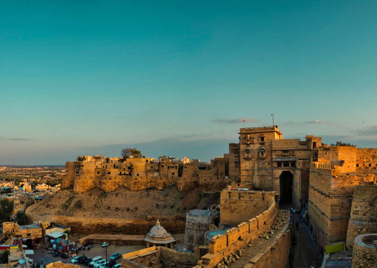 view of fort from guest house