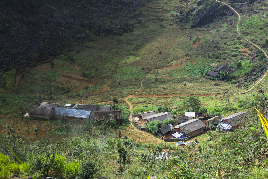 Houses in the middle of nature
