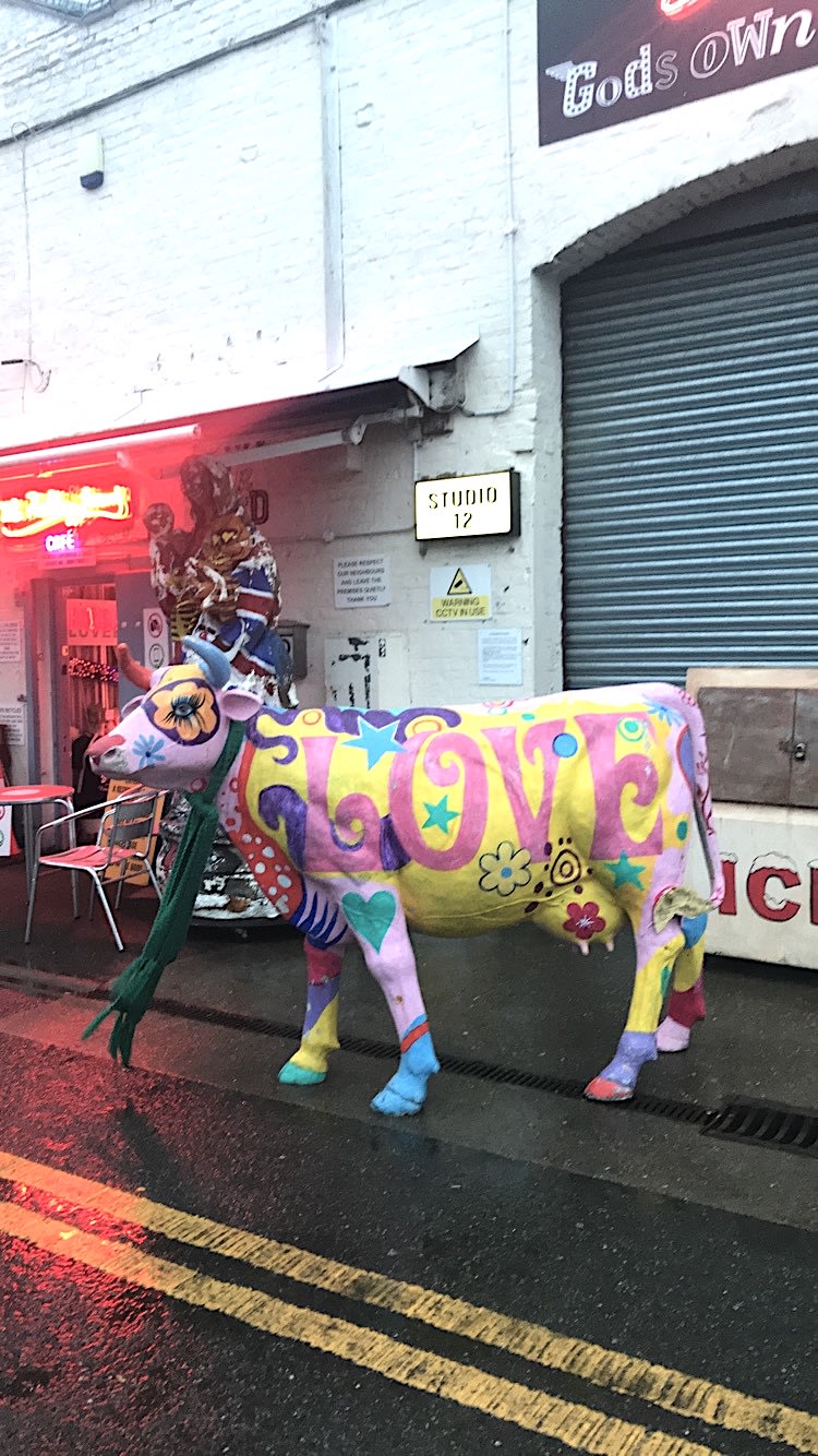 You\x27re greeted with the 60\x27s cow