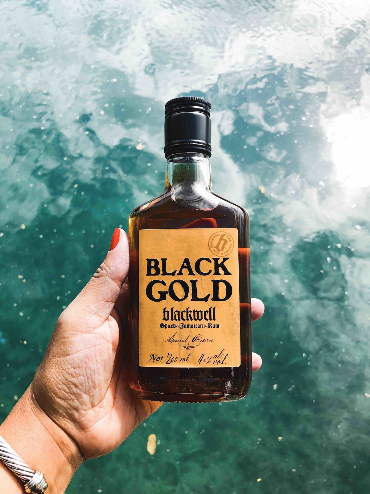 its all about Blackwell rum