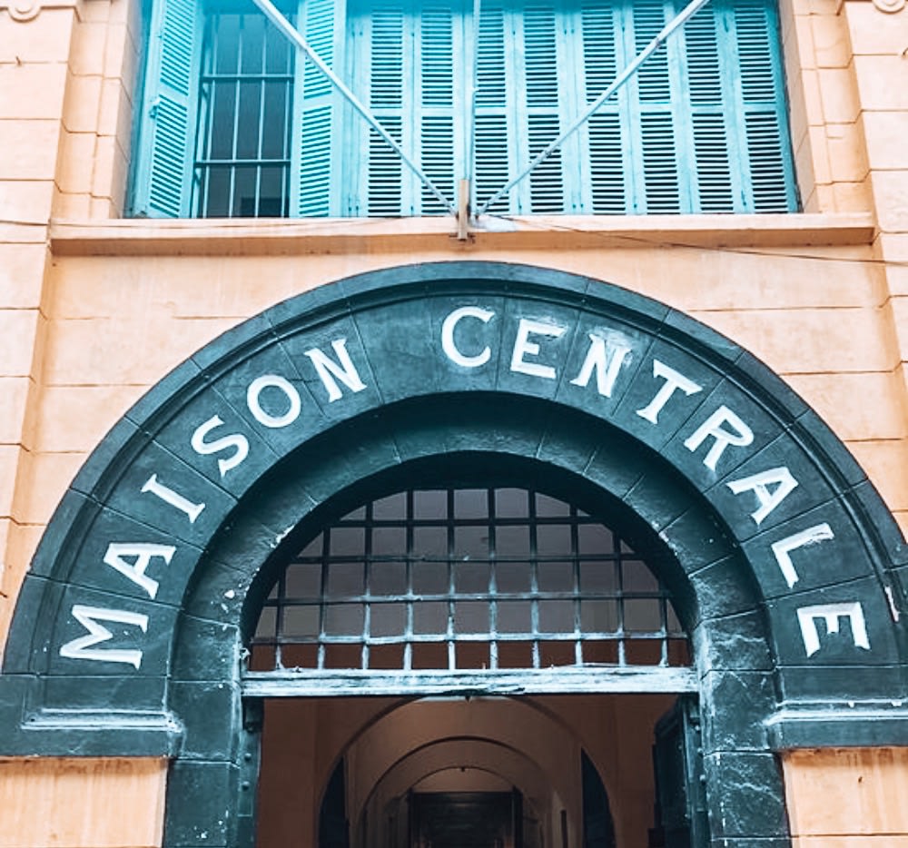 Outside of the prison