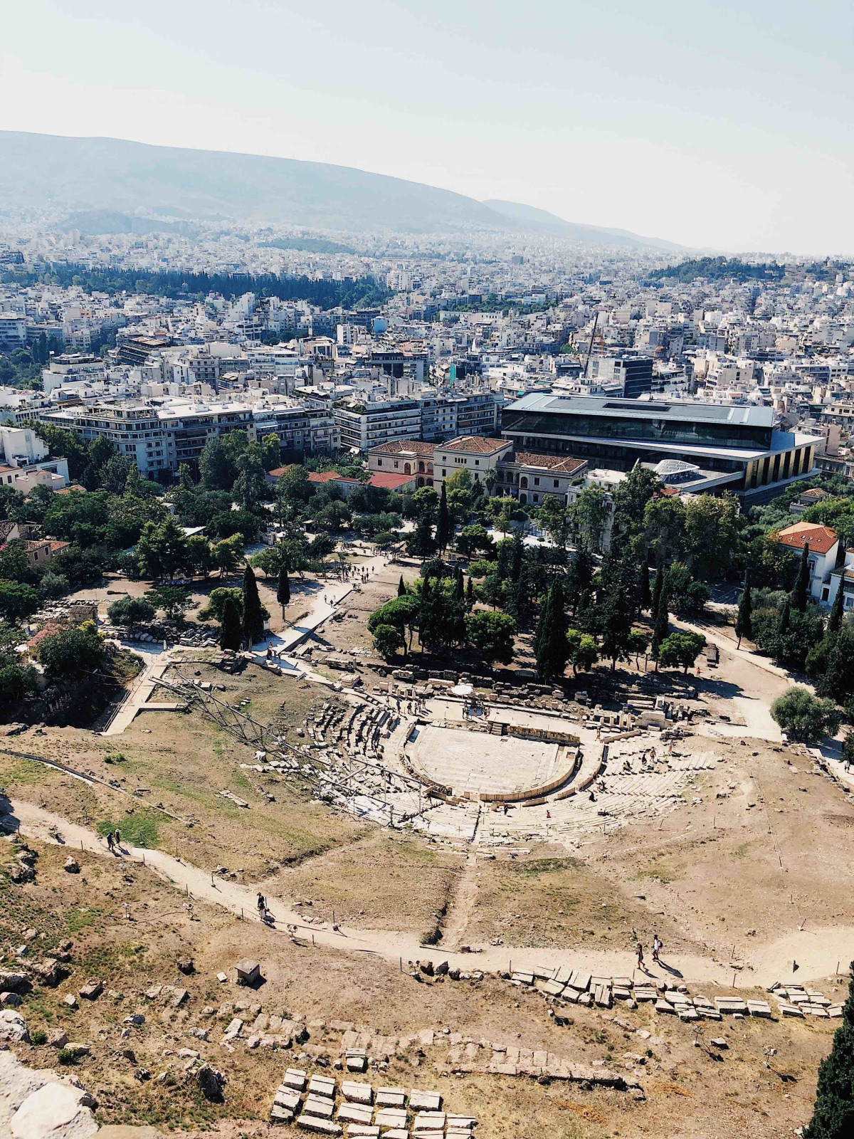 views from the top of the acropolis