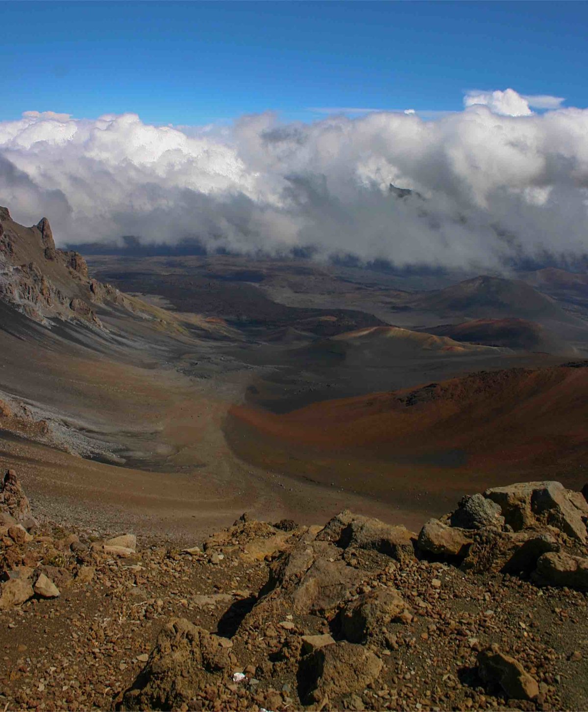 On top of Haleakala Crater