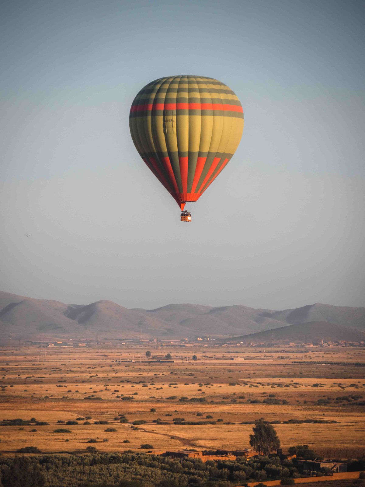 Ciel D’afrique balloon in flight