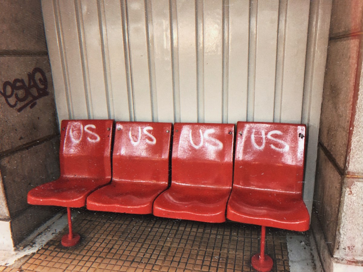 Metro station art