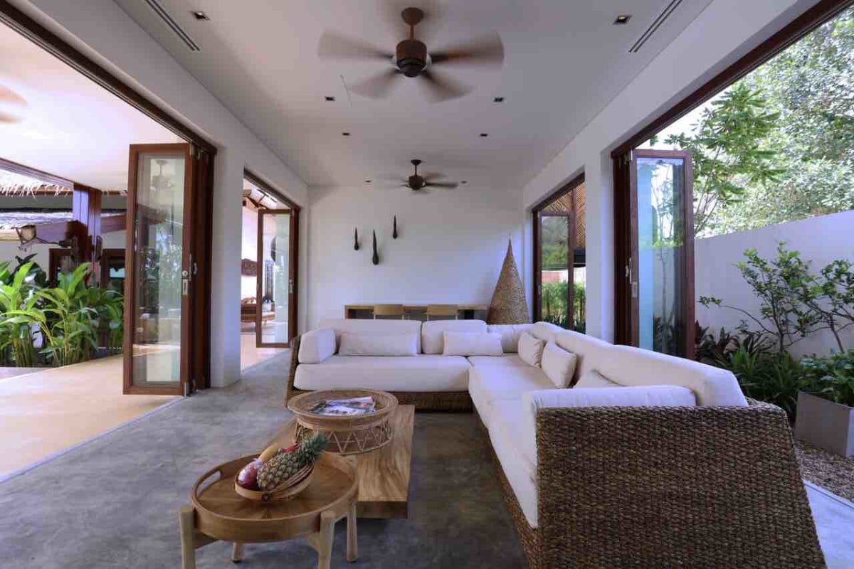 Living Room with Sectional Sofa