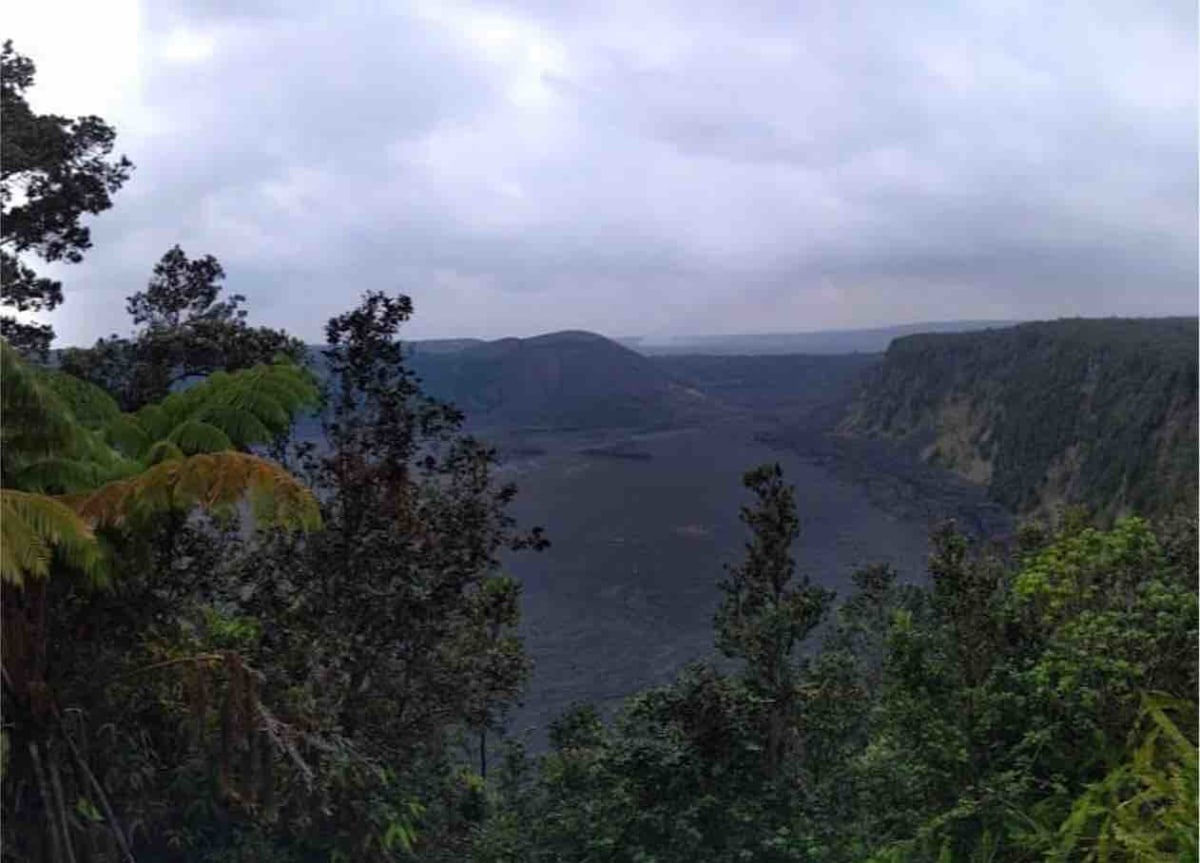 View of a Crater