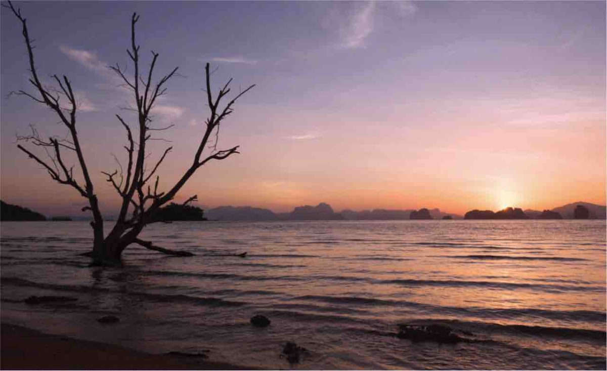 Sunrise over Phang Nga Bay