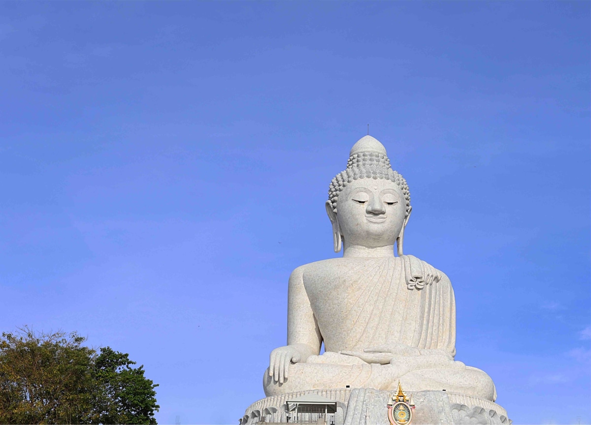 View of Buddha on the Way Up