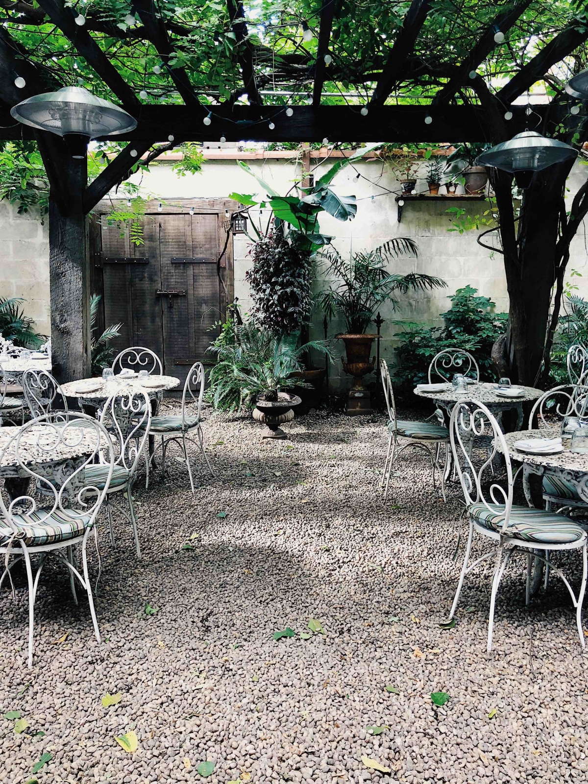 The action during the warmer months, its all about the gorgeous garden.
