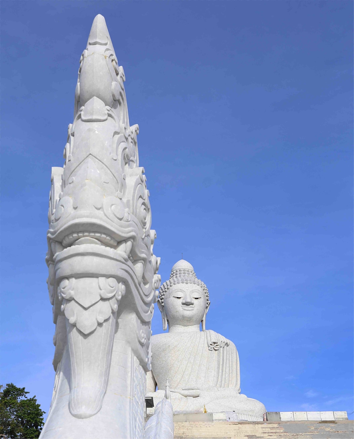 Naga Head and Big Buddha