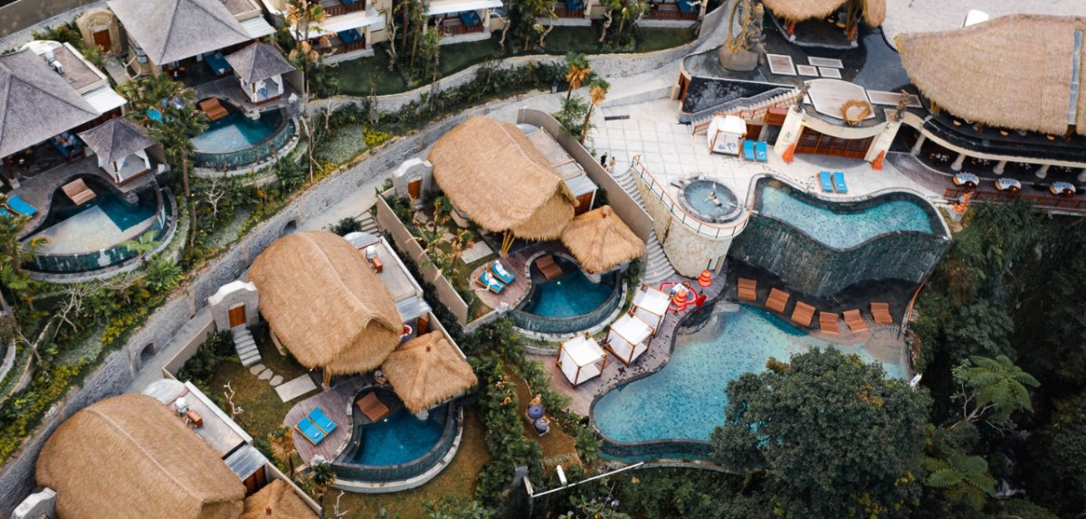 Aksari Resort from Above