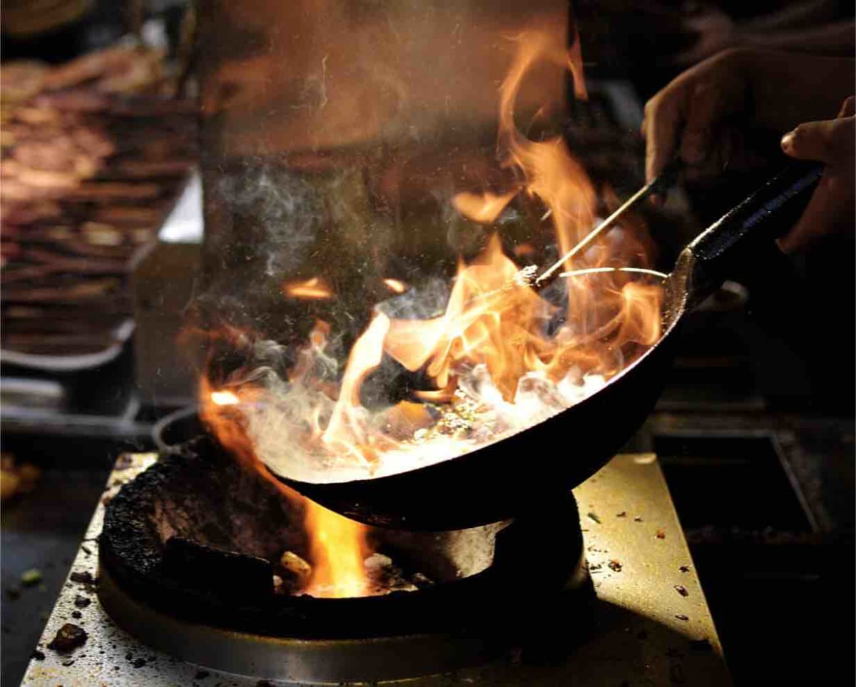 Wok fired noodles