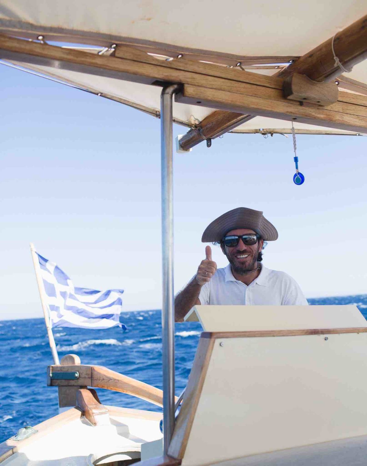 Our awesome Captain Dimitri.
