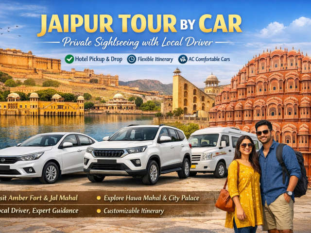 Jaipur Tour by Car – Private Sightseeing with Local Driver