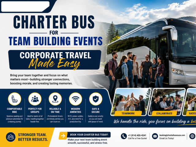 Charter Bus for Team Building Events: Corporate Travel Made Easy