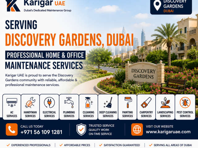 Home Maintenance Services in Discovery Gardens Dubai