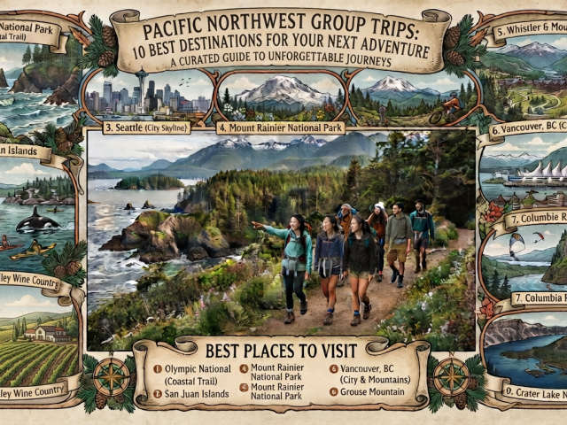 Pacific Northwest Group Trips: 10 Best Destinations for Your Next Adventure