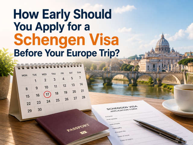 How Early Should You Apply for a Schengen Visa Before Your Europe Trip?