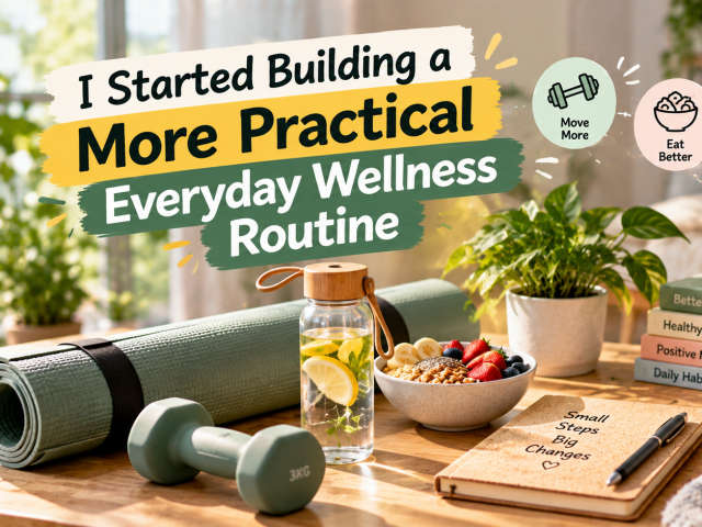 I Started Building a More Practical Everyday Wellness Routine