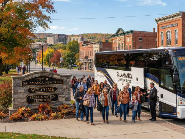 Reliable Group Travel in Salamanca, NY: Charter Bus Rental Guide
