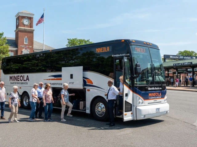 Traveling as a Group in Mineola, NY? Consider a Charter Bus Rental