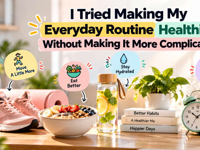 I Tried Making My Everyday Routine Healthier Without Making It More Complicated