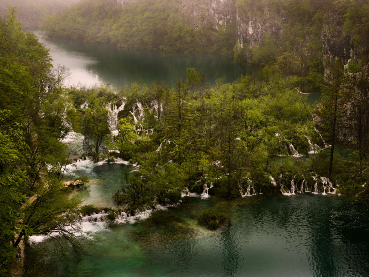 Fairytale-like waterfalls and lakes