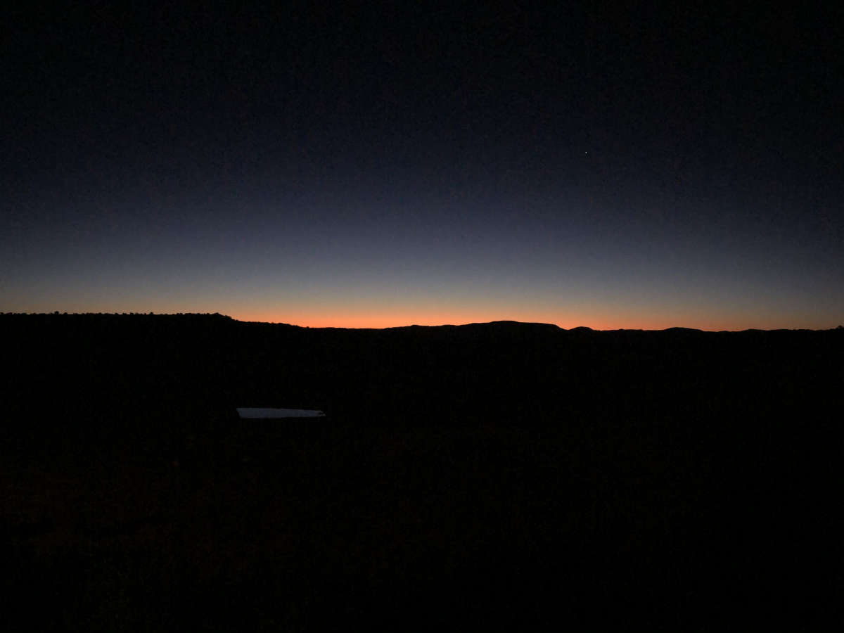 Sunset over forgotten land