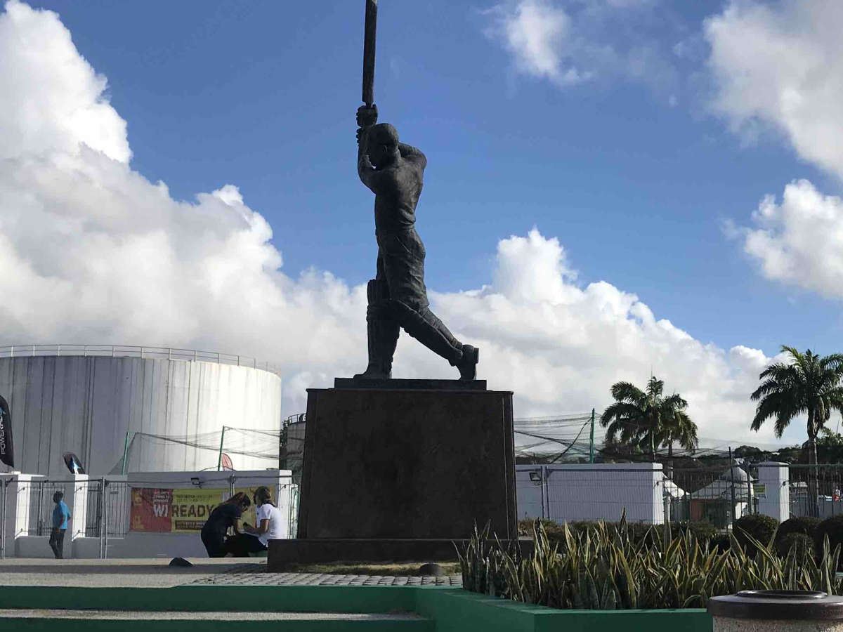 Spectating the Batsmen in Bridgetown