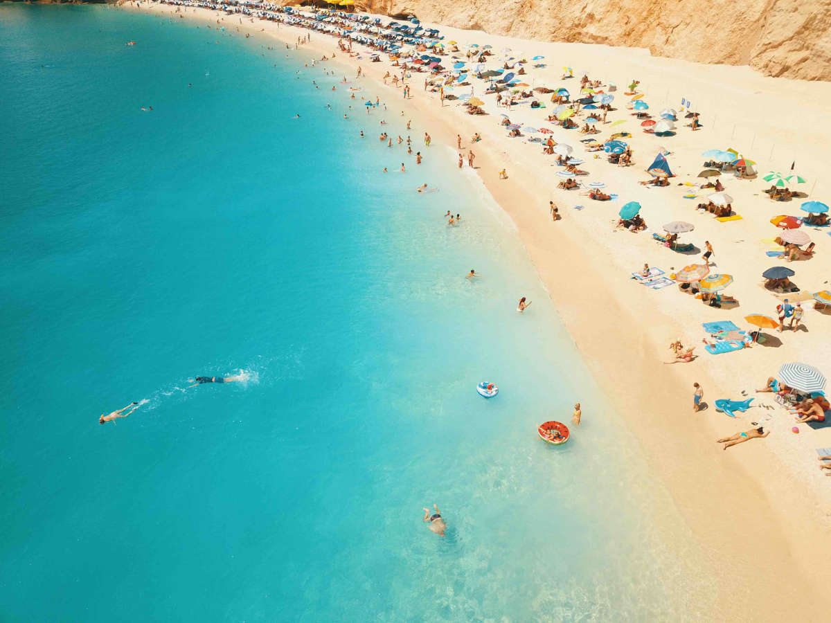 Beach hopping around Lefkada