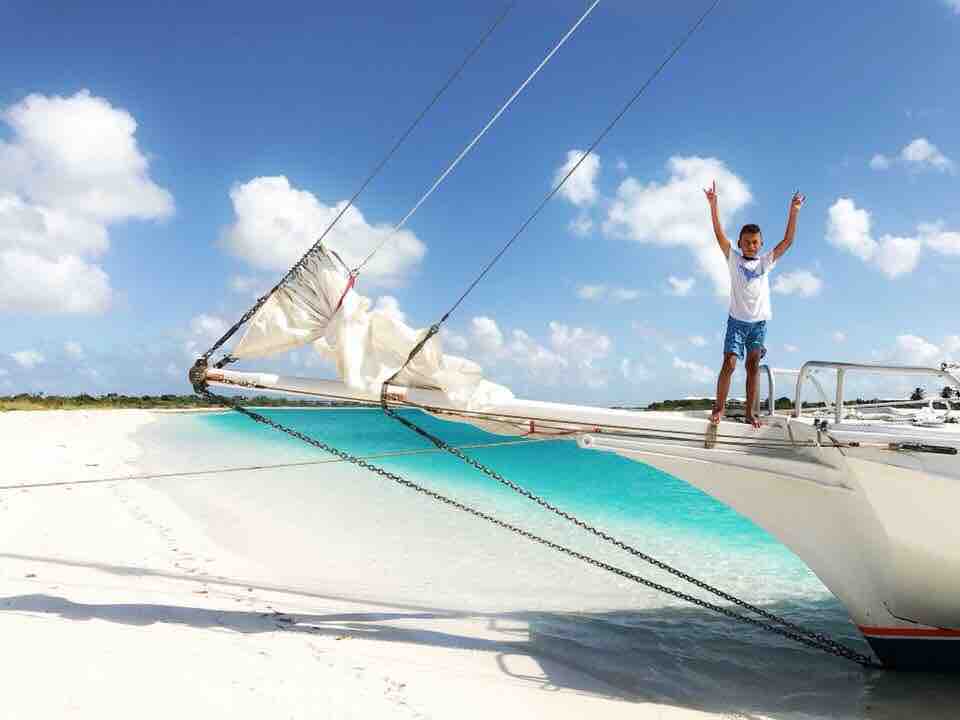 Sailing Crystal Blue Waters