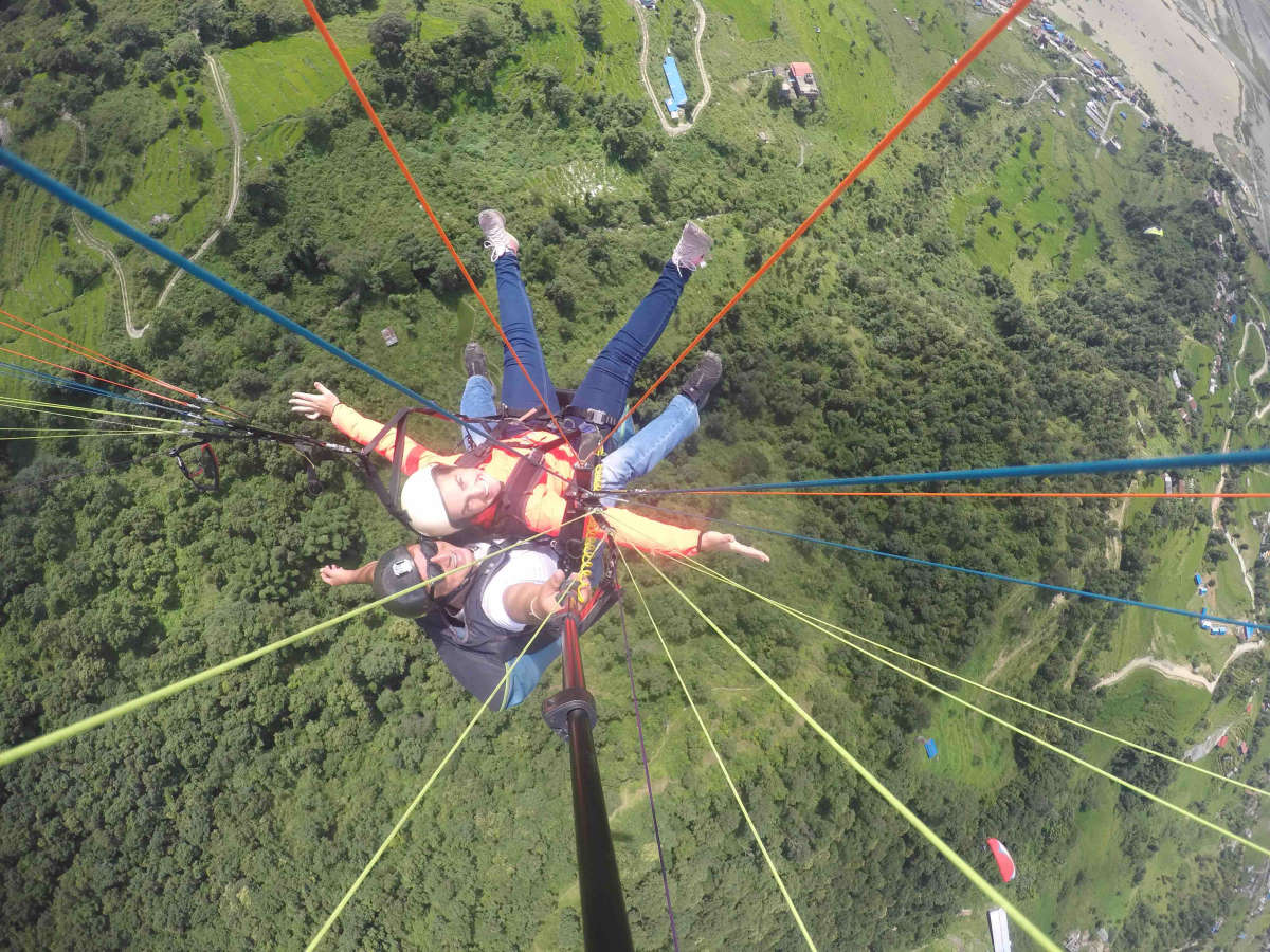 Paragliding in Nepal