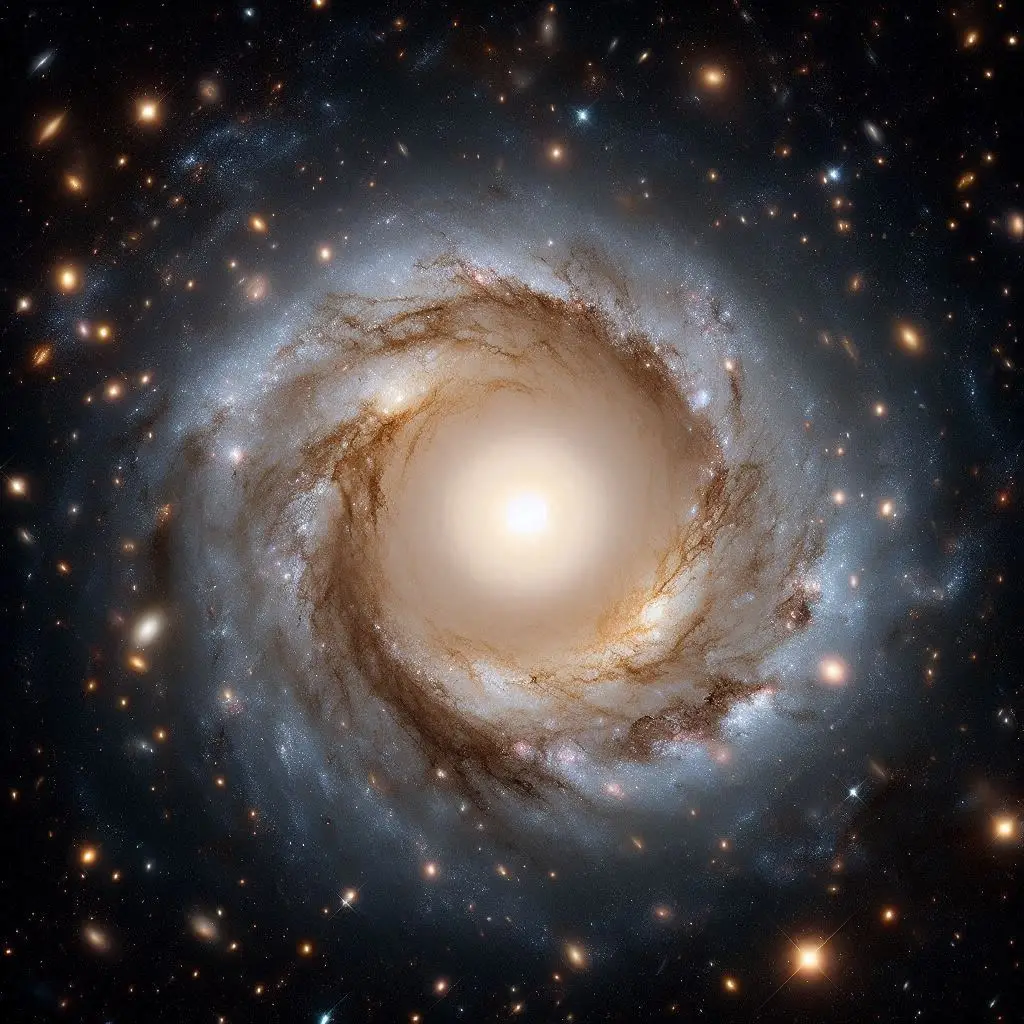 Hubble Reveals Dynamic Activity in Messier 105