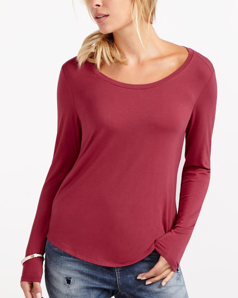 R Essentials Long Sleeve Tee | Women | Reitmans