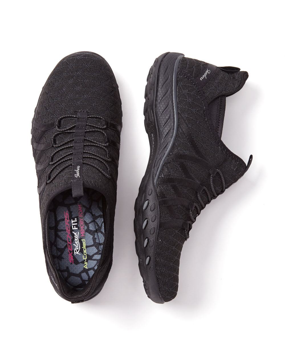 relaxed fit air cooled memory foam skechers