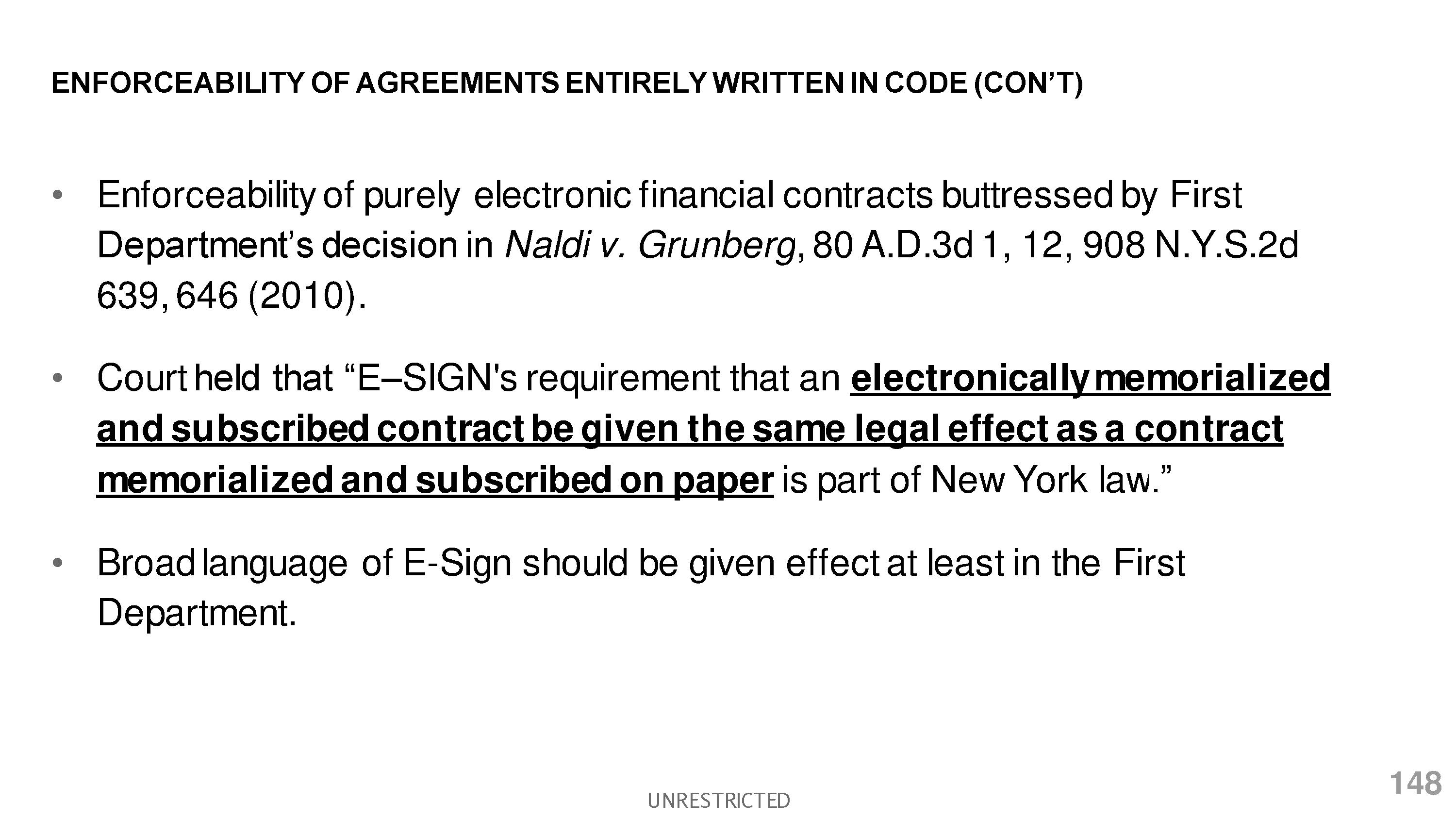 2nd R3 Smart Contract Templates Summit (All Slides) 149/170