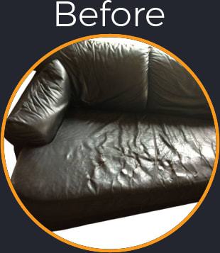 Dry and Worn Out Piano Shaped Black Leather Sofa Sectional Seat Cushion Reupholstered - Before Picture Dry and Worn Out Piano Shaped Black Leather Sofa Sectional Seat Cushion Reupholstered - Before Picture