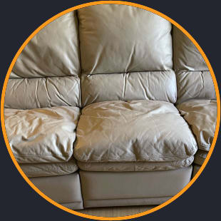 Leather Couch Cushions Saggy Broken Down Too Soft Lumpy