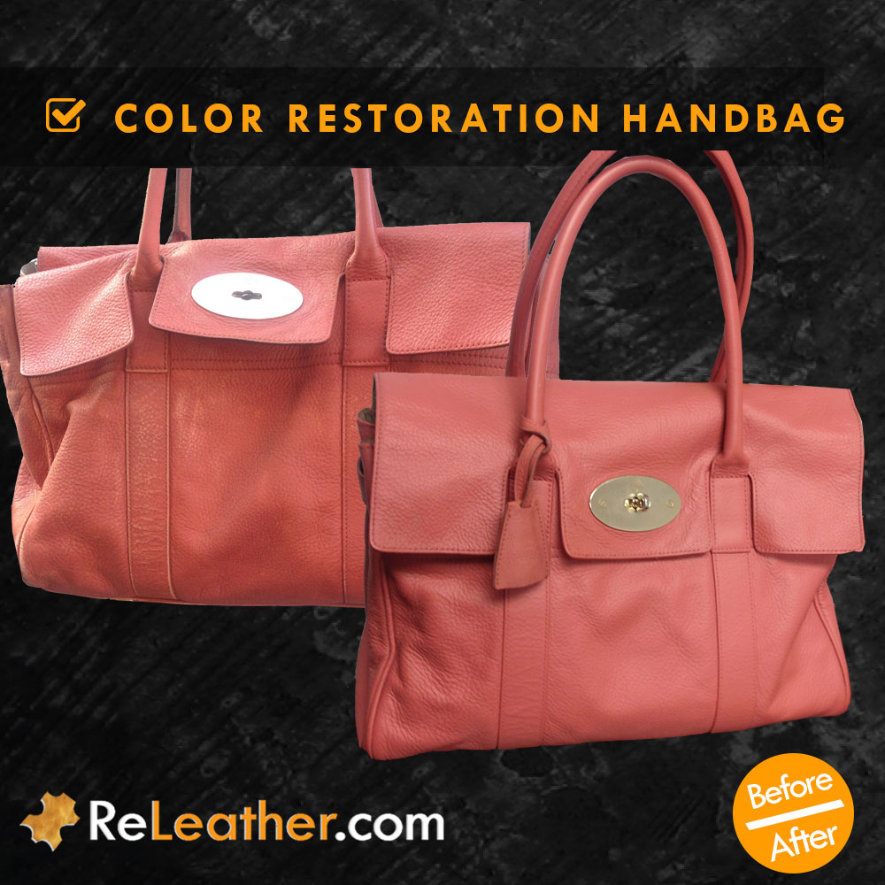 Leather Color Restoring Designer Handbag
