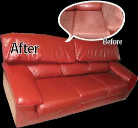 Leather Repair Before and After Leather Repair Before and After