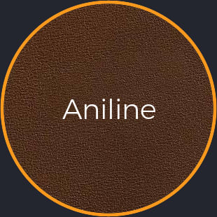 Aniline leather used in luxury chairs Aniline leather used in luxury chairs