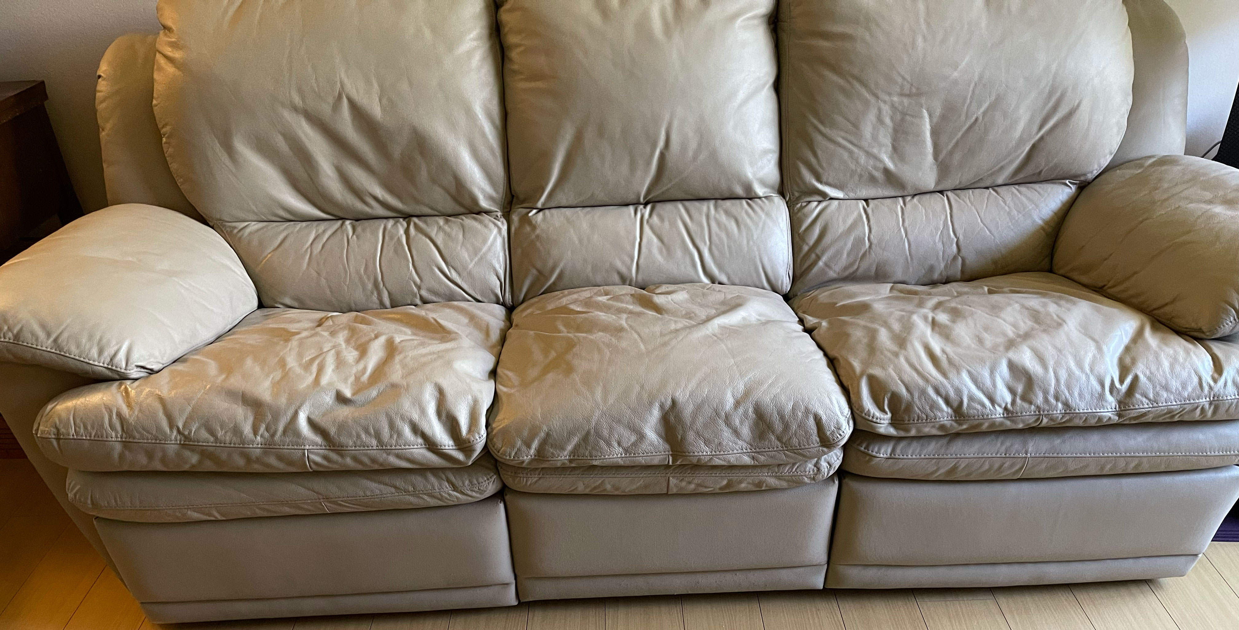 Lumpy Cushions - Leather couch cushions saggy broken down too soft lumpy