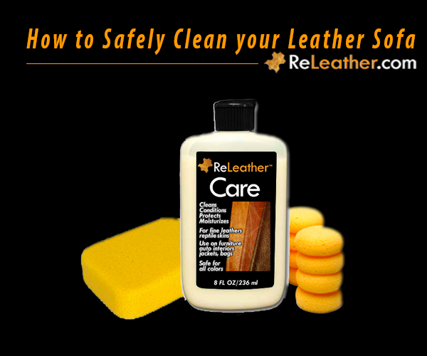 How to safely clean your leather sofa