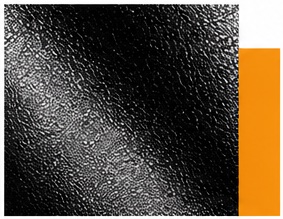 Durable leather sample Black leather texture sample
